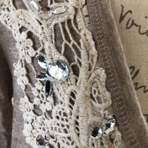 MISS ME Dip Dyed Embroidered Cardigan Size S - Picture 9 of 13